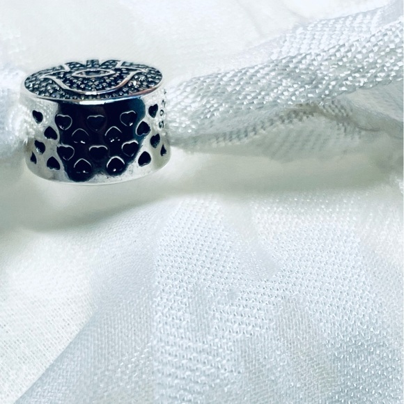 🧿 NWOT Blue Evil Eye Hamsa Hand Charm ✨ - Picture 9 of 11